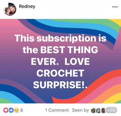 Crochet Surprise Subscription Box Feedback